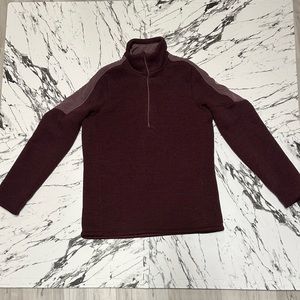 Under Armour Women's Wintersweet 2.0 Pullover- Burgundy-Small